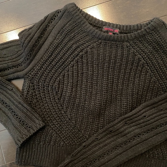 Material Girl Cropped Sweater - Picture 7 of 9